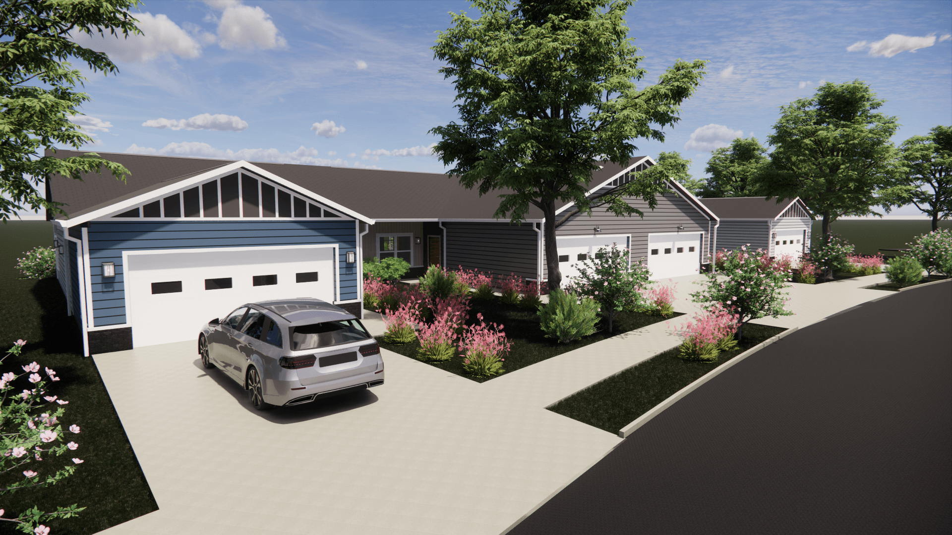 2BR Ranch Rendering - RANCH VIEW 2